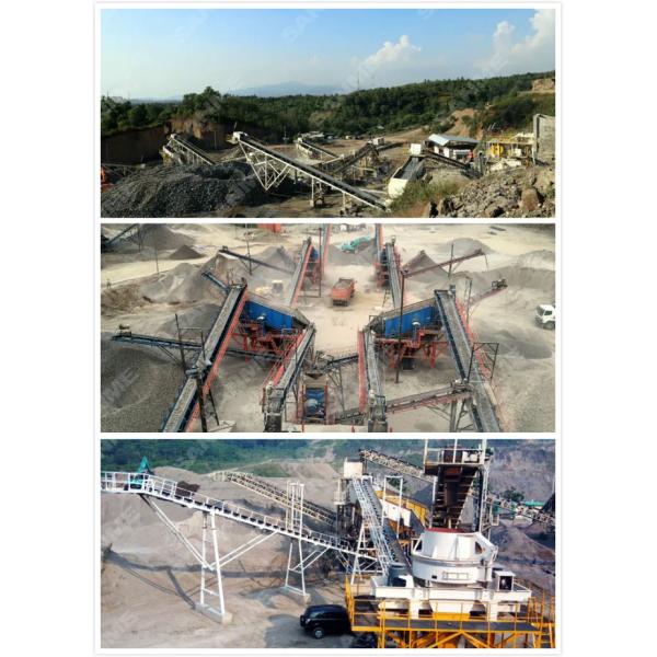 Камешек реки строительств 450mm задавливая машину