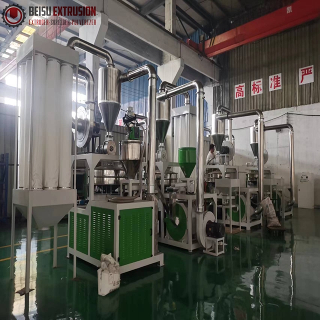 SMW-500/600/800 Пластмассовая фрезерная машина для высокоскоростного измельчения SPC/PVC/WPC