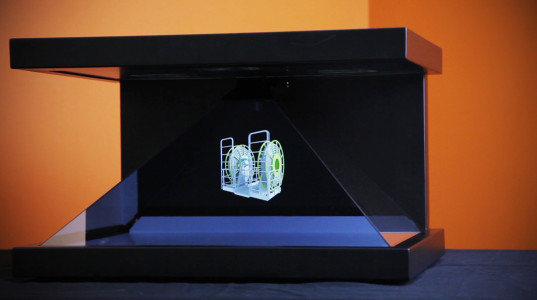Exhibition Hologram Pyramid , 3D Hologram Box Showcase 1920x1080 Resulution