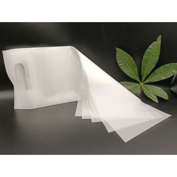 Moisture-Proof and Durable Frosted CPE Resealable Zipper Bags With Handle For Food And Small Items