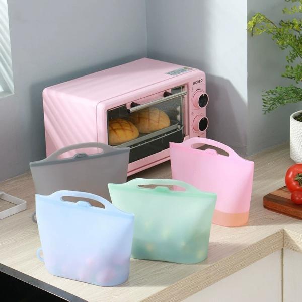 Food-Grade Silicone Storage Bags – Leakproof, Reusable, BPA-Free, Dishwasher Safe, Microwave & Freezer Safe, Designed For Long-Lasting Use In Kitchen Storage, Meal Prep, Baby Food, And Sustainable
