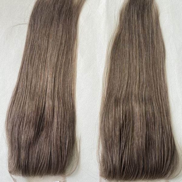 Stock Color Brown Blonde French Lace Closure Transparent Lace Frontal 6X6 Lace Closure Direct Factory Prices