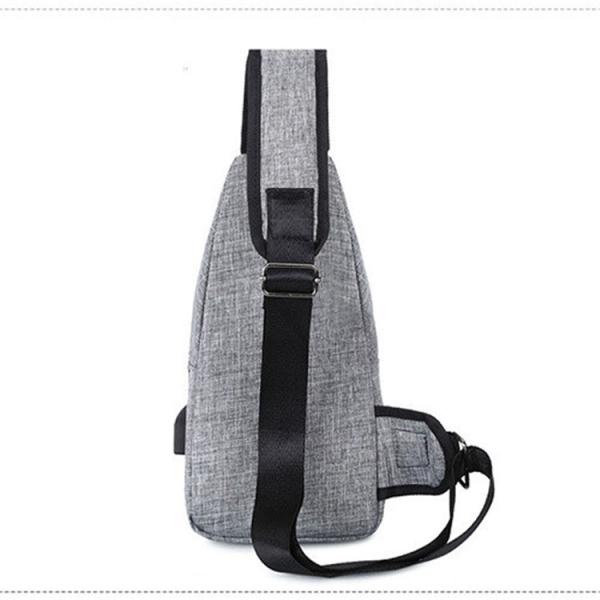 Leisure Sling Body Bag Canvas Waterproof Sling Backpacks  Large Capacity