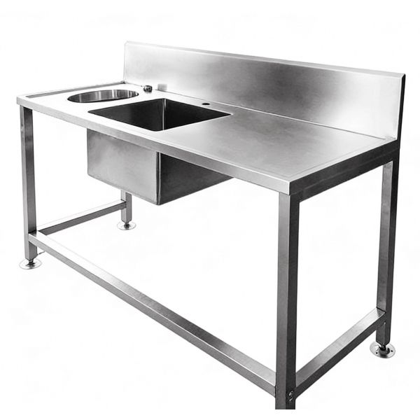high quailty Hospital Hand Wash Freestanding Sluice Hopper Sink With Cistern Hot Sale Durable 304/316 Hospital Sink In Africa