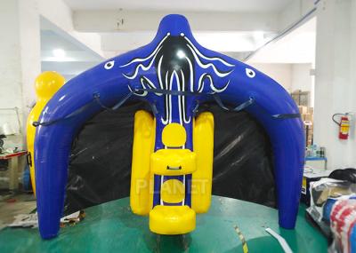 Manta inflável rebocador Ray do voo do tubo do esqui de água para jogos do esporte de água