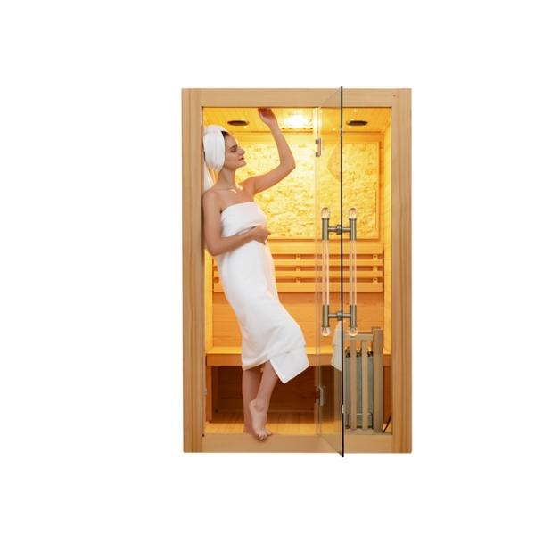Indoor 6kw 3 Person Steam Sauna Room For Home