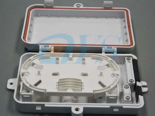 Wall Mounted 6 Ports SC Outdoor Fiber Optic Terminal Box For Wall Mounted