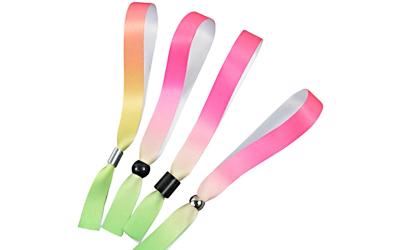 Unisex Gender Custom Cloth Wristbands Eco Friendly For Promotional Gifts