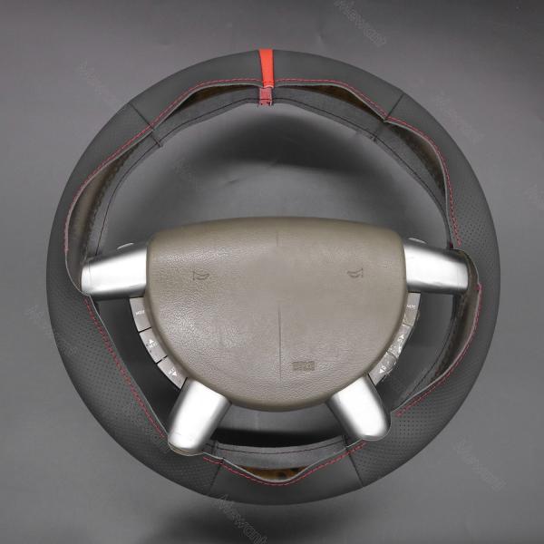 Mewant vegan leather steering wheel cover for Holden Commodore SV6 2004-2007 DIY car interior accessories