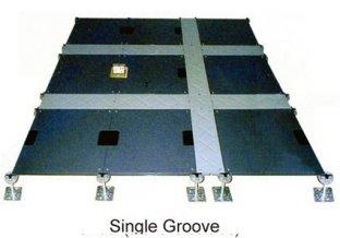 FS800 18140 N / m2 Space Economized OA Raised Floor With Single Groove 600 x 600 x 35 mm