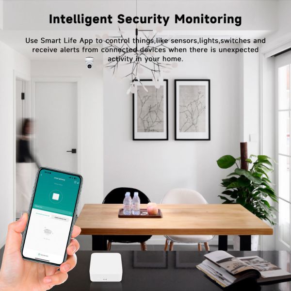 Tuya Smart Wireless Gateway Zigbee Home Automation Hub Alexa & Google Home Voice Control