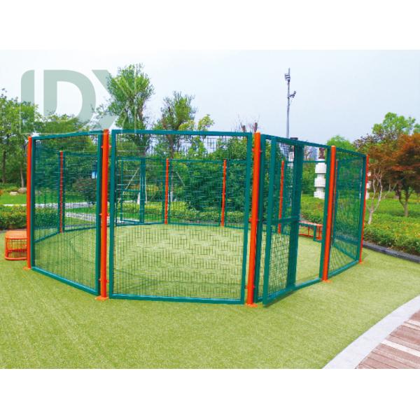 Soft Fence Soccer Cage Steel Street Football Field With Composite Board