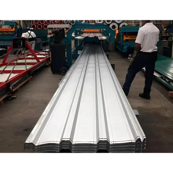 México Calibre 22- Calibre 26 RN100-35 Máquina de moldagem de rolos de telhado industrial de aço galvanizado