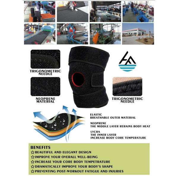 Open Patella Adult Adjustable Neoprene Knee brace One Size Fit All For Protector