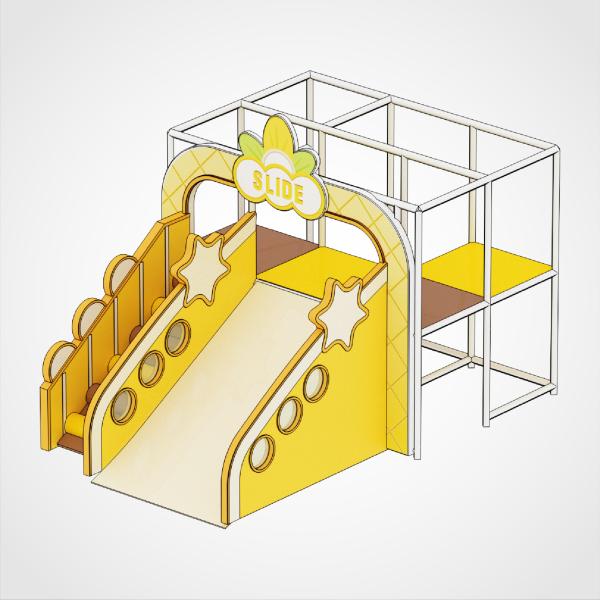 Childrens PVC Commercial Playground Slide With Non Toxic Materials ASTM Standard