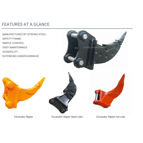 Excavator Rock Tooth Hydraulic Ripper Backhoe For Sale with backhoe ripper Construction Machinery Rock Ripper Excavator
