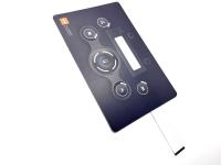 FPC Circuito de cobre de membrana resistente al agua Commutador de teclado de proveedores con montaje LED y conector ZIF