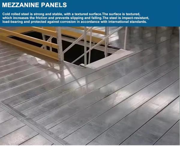 Customizable Floor Decking Mezzanine Platform System With Q235B Powder Coating