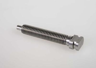 CNC Stainless Steel Machined Parts Hollow Spline Bolt With Square Head Knob