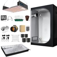 Espectro sintonizável 150W Painel Full Grow Tent Kit Completo 4 polegadas Ventilador E Filtro