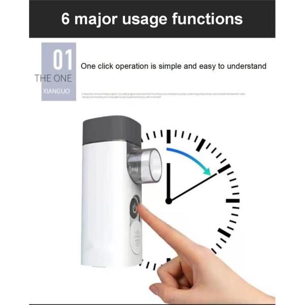 Mini Air 360 Ultrasonic Atomizer Low Noise-65dB a-Weighted for Alternative Medicine