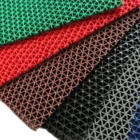 Nattes de plancher de Mat Drainage Non Slip Plastic de plancher de PVC de glissement de poignée de 5MM S anti
