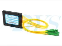 divisor Singlemode Couper de 1 x 8 fibras ópticas à baixa perda do dependente da polarização