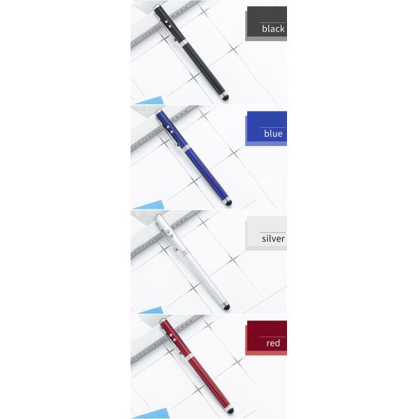 0.5mm Writing Width Gel Pen 4 in 1 Multi Laser Pointer LED Torch Light for Educators