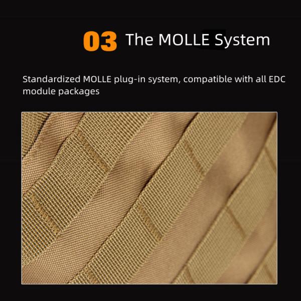 600D Oxford Military Tactical Vest MOLLE Plug In 53*60*30cm Tactical Vest Plate Carrier