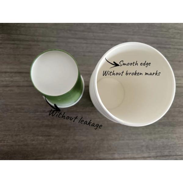 Custom Logo Is 16oz 320g 18gpe Paper Cup Eco Friendly Colourful Customized Request