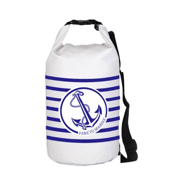 15L PVC Tarpaulin Waterproof Travel Bag With Adjustable Webbing Shoulder Strap