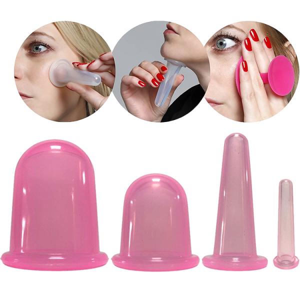 Hijama Massage Cupping Set Silicone Cups and Customized Bag for FDA Registration