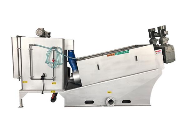 No Clogging 5000m3/H Multi Disk Sludge Dewatering Screw Press System