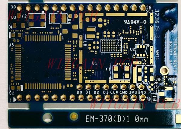 Custom Made Circuit Boards Material FR4 EM370 Halogen Free Blue Solder Mask