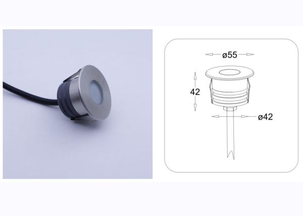 IP67 LED Step Light Recessed Outdoor 1W Stainless Steel LED Deck lights