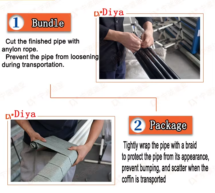 Super Thick DIYA H2520 Industrial Pipes Lean Pipe Tubes For Heavy Product Main Structure