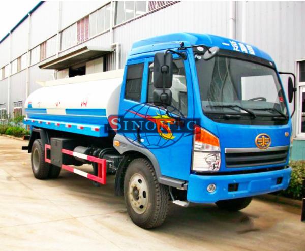 Brand New Water Tanker Truck 8000 -12000L Volume J5K / Sailong Cabin