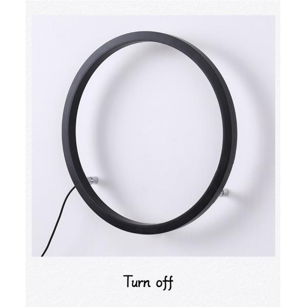 Modern Simple LED Ring Wall Lamp For Bedroom Headboard Living Room Background