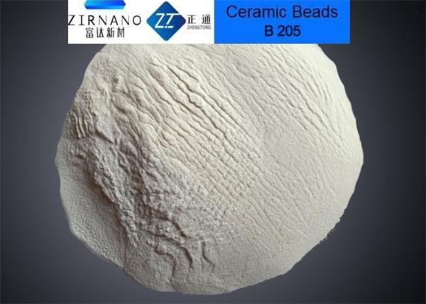 Médias de soufflage B205 de zircone en céramique pas ferreuse de perles pour la finition de la surface métallique 3C
