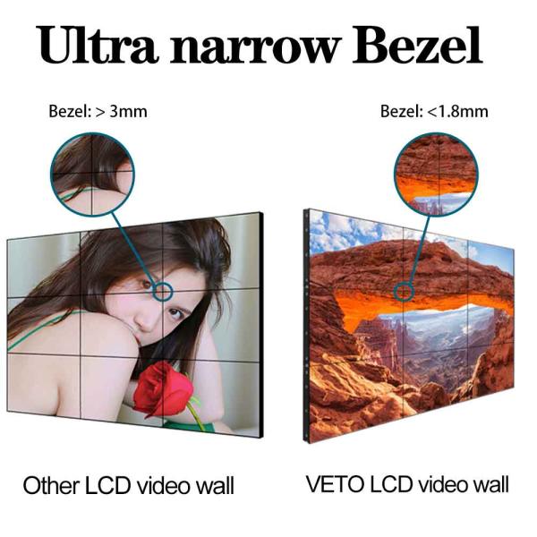 дисплей LCD Signage 46 55 цифров регулятора стены дюйма 3x4 4x4 4K Lcd видео-