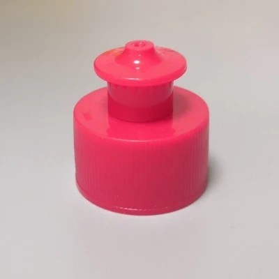 JL-CP103A 24 28 410 push pull bottle caps Smooth Ribbed PP Plastic for Sport Water Bottle