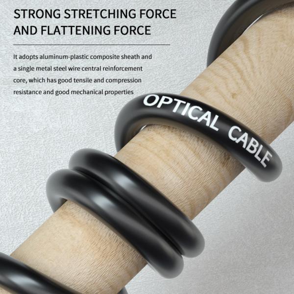 Custom Length HXCOWO GYXTW G652D 2/4/6/8/12/24/24/48/96 Core Armoured Fiber Optic Cable
