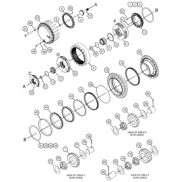 E390F E390 Travel Motor Assy 455-2770 455-2771 455-2772 455-2775 353-0590 155-9198 E390