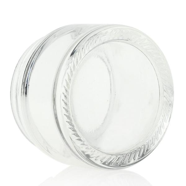 50g Glass Jar Cream Glass Jar With Gold Cap