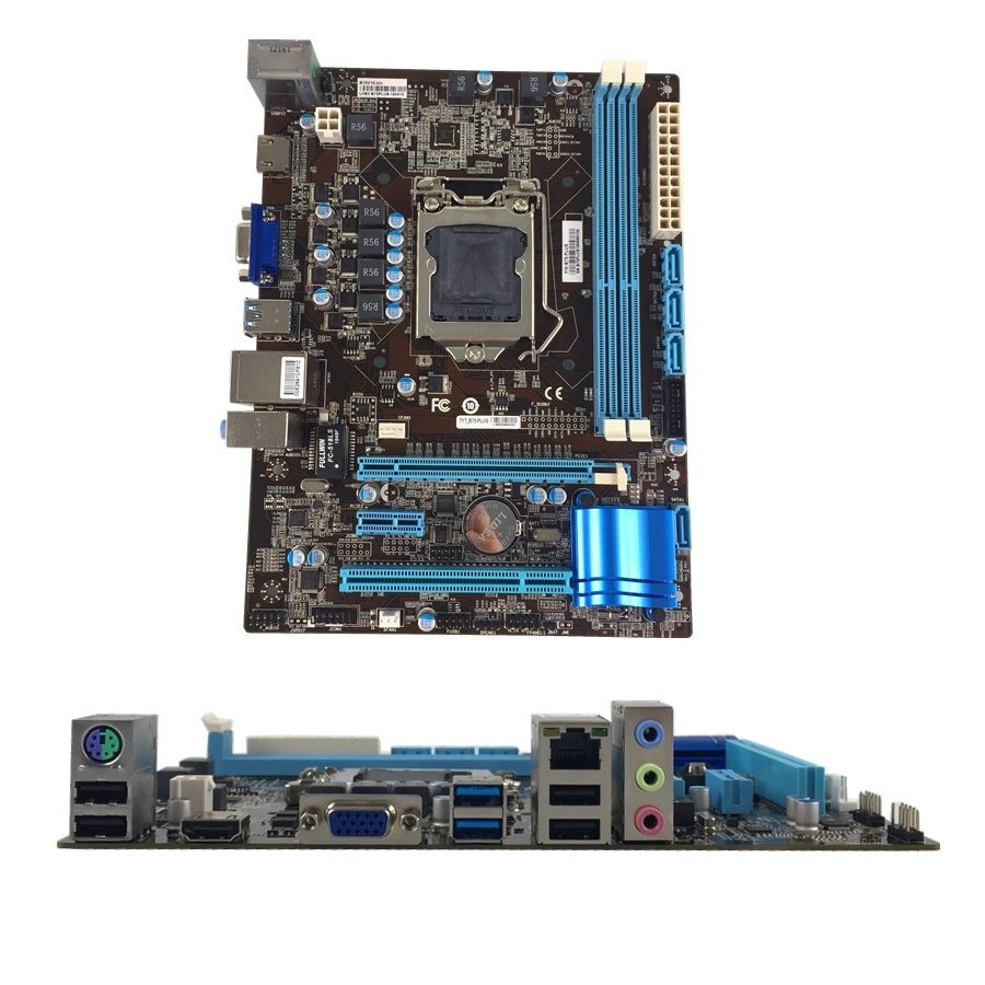 Основная плата Чипсет Intel B75 LGA1155 Micro-ATX DDR3 Материнская плата настольного компьютера 1600 МГц
