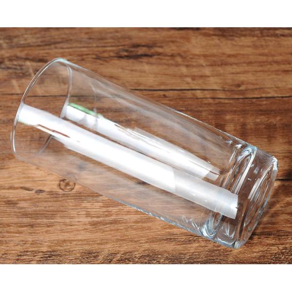 16oz Straight Sided Cocktail Glasses 100% Machine Made Decal Printing Logo