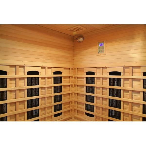 ISO9000 Outdoor 5 Person Sauna Wood Dry Infrared Sauna Outside