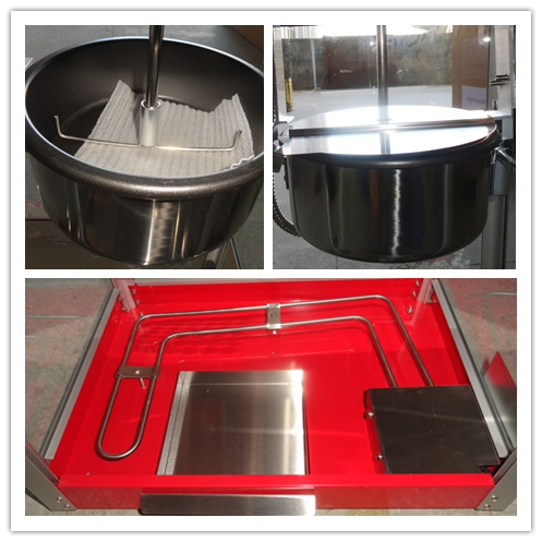 Electric Commercial Popcorn Maker Machine 8 Or 16 Ounce Popcorn Warmer Machine