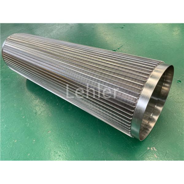 SS304くさびワイヤー スクリーンをふるう鉄フレーム鉱山