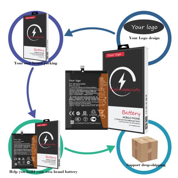 Bateria de substituição recarregável BP4P Para Xiaomi CIVI 3 Bateria de telefone de lítio 4500mAh
